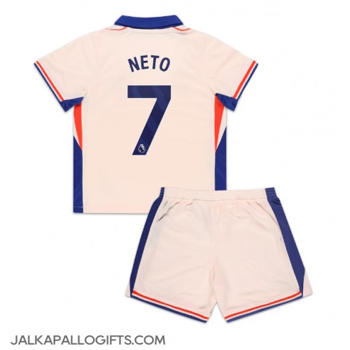 Chelsea Pedro Neto #7 Vieras Peliasu Lasten 2024-25 Lyhythihainen (+ Lyhyet housut)